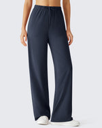 G4Free - G4Free Chillwhisp Drawstring Wide Leg Pants -GF26J874A001A-S-GF26J874A001B-M-GF26J874A001C-L-GF26J874A001D-XL-GF26J874A001E-XXL