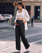G4Free - G4Free Chillwhisp Maternity Wide Leg Pants – Adjustable Waist -GF26JY1021A001A-S-GF26JY1021A001B-M-GF26JY1021A001C-L-GF26JY1021A001D-XL-GF26JY1021A001E-XXL
