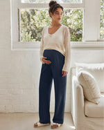 G4Free - G4Free Chillwhisp Maternity Wide Leg Pants – Adjustable Waist -GF26JY1021A001A-S-GF26JY1021A001B-M-GF26JY1021A001C-L-GF26JY1021A001D-XL-GF26JY1021A001E-XXL