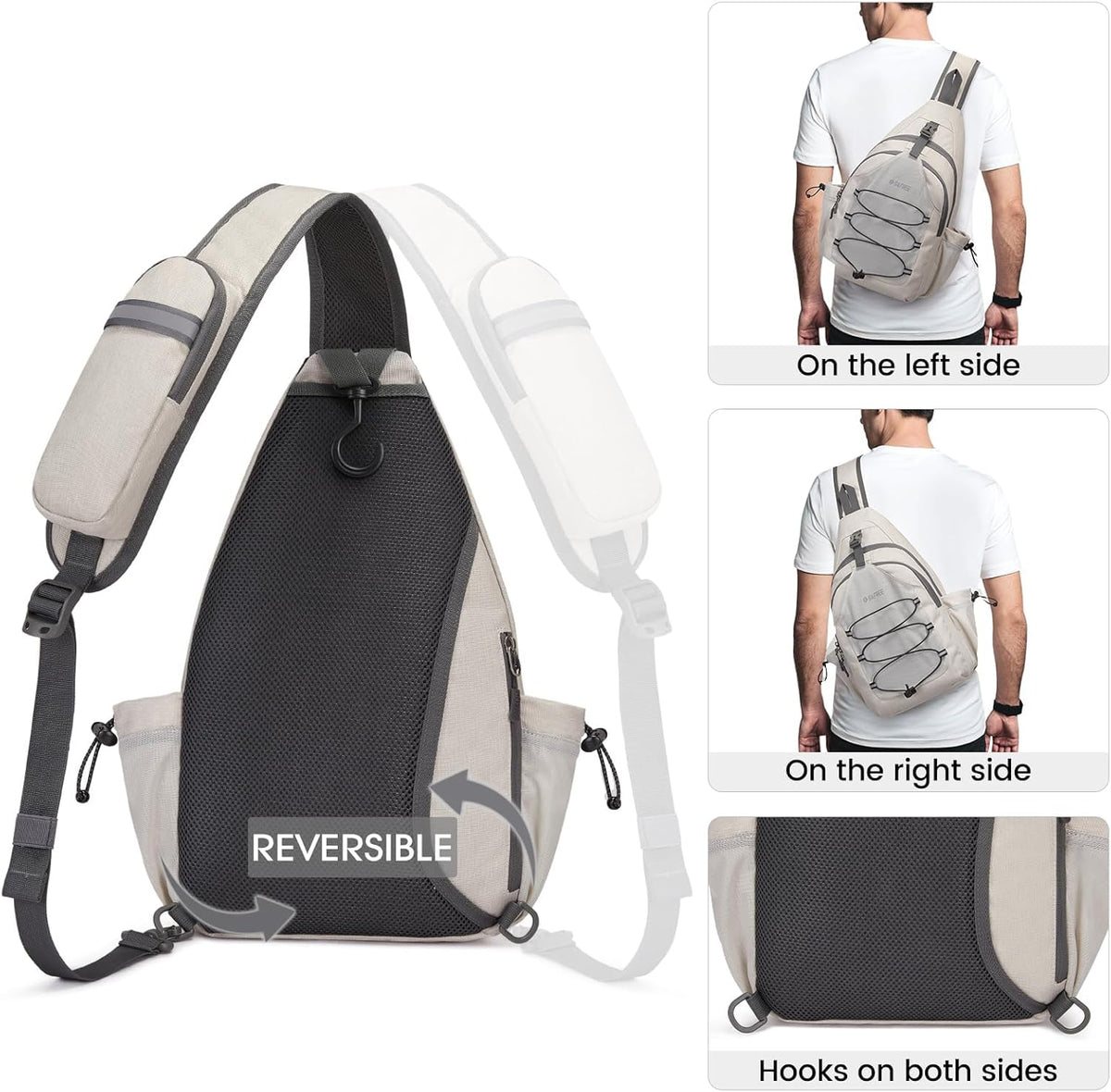 G4Free - G4Free Crossbody Sling Pickleball Paddle Bag -TN23B269D-TN24B387C-TN23B269C-TN23B269E-TN24B387A