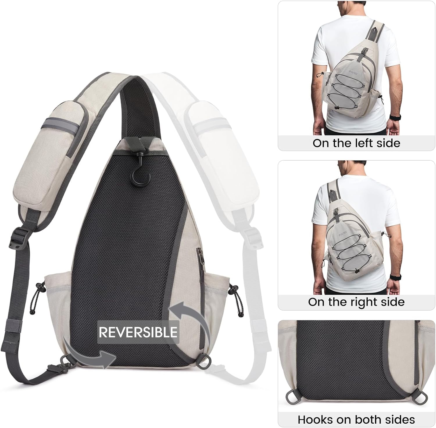 G4Free - G4Free Crossbody Sling Pickleball Paddle Bag -TN23B269D-TN24B387C-TN23B269C-TN23B269E-TN24B387A