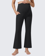 G4Free - G4Free EverGoing Maternity Flare Leggings with Pockets – Over the Belly 25'' -GF26AY1008A001A-S-GF26AY1008A001B-M-GF26AY1008A001C-L-GF26AY1008A001D-XL-GF26AY1008A001E-XXL
