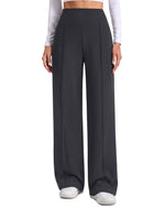 G4Free - G4Free EverGoing Wide Leg Yoga Pants High Waist Front Seam with Pockets -GF26J1005A001A-S-GF26J1005A001B-M-GF26J1005A001C-L-GF26J1005A001D-XL-GF26J1005A001E-XXL