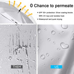 G4Free - G4Free Extra Large Golf Umbrella 62/68 inch Vented Square Umbrella -D02V717A-D02V717C-D02V717B-D02V717D-D02V717E