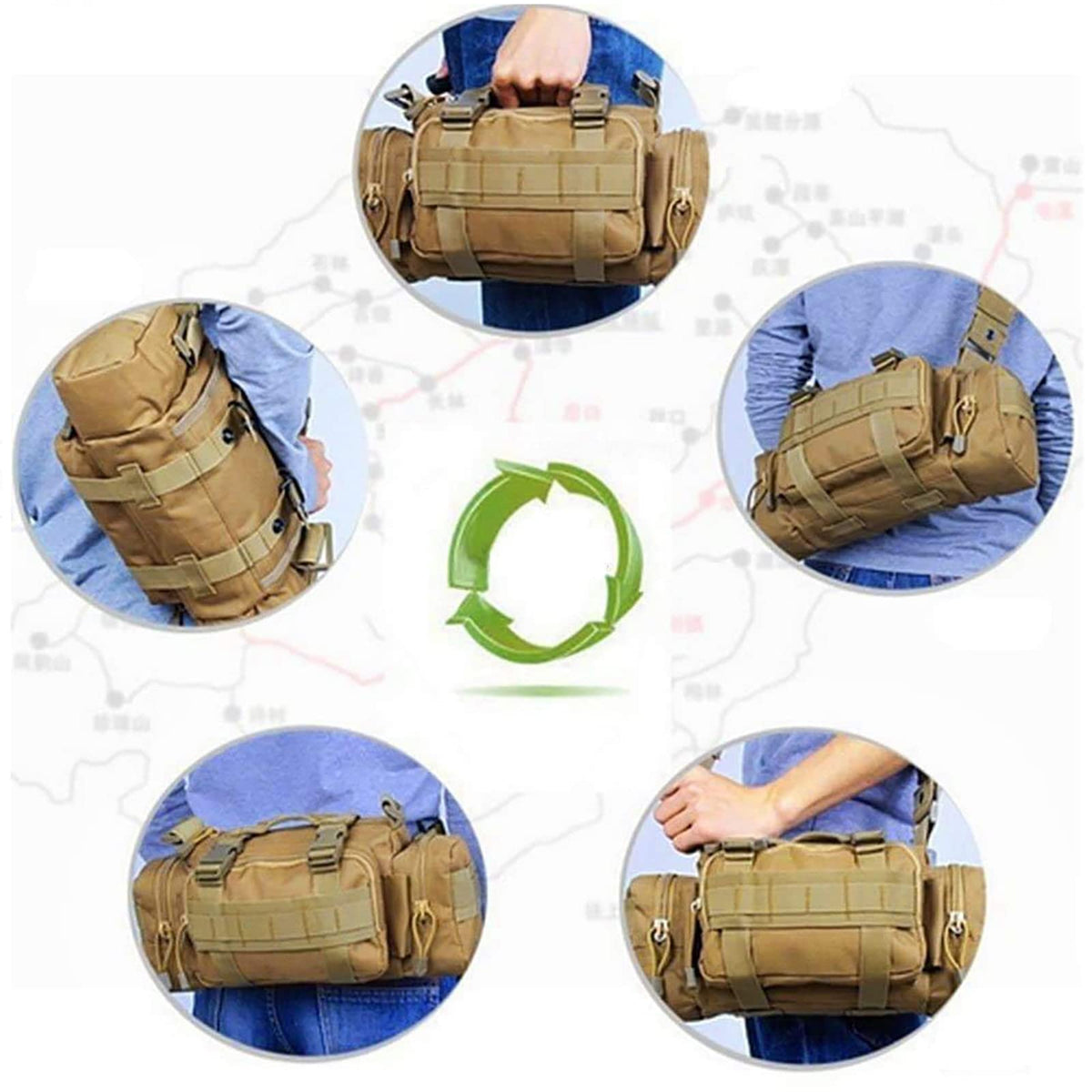 G4Free - G4Free Fanny Deployment Bag Tactical Waist Pack -D04V317A-D04V317C-D04V317G