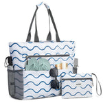 G4Free - G4Free Foldable Waterproof Sandproof Tote Beach Bag -TN23B270C