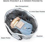 G4Free - G4Free Foldable Waterproof Sandproof Tote Beach Bag -TN23B270C-TN24B463A-TN24B349A-TN23B270B-TN24B463B