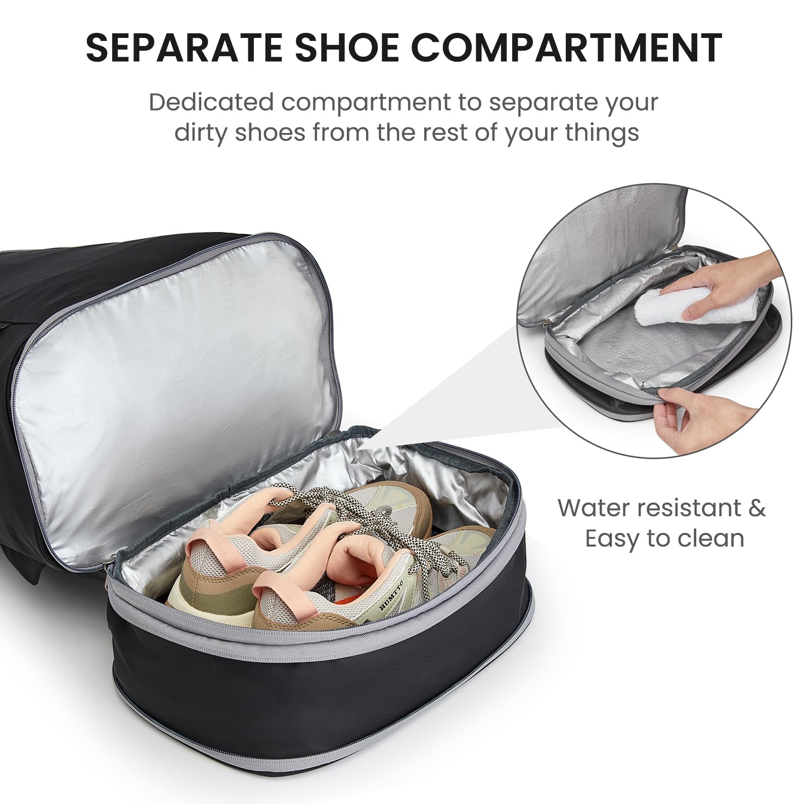 G4Free - G4Free Gym Backpack For Women with Shoes Compartment & Wet Pocket -TN23B238D-TN23B238A-TN23B238B-TN23B238C