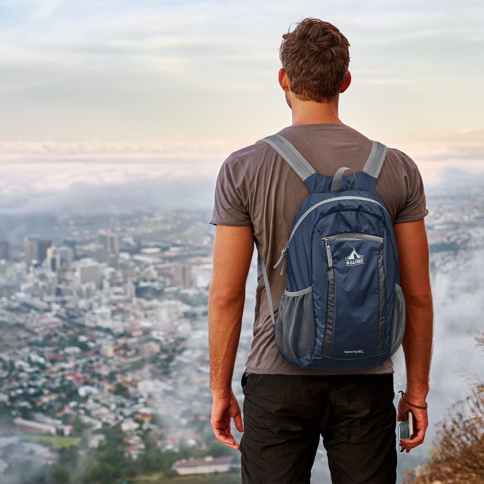 G4Free - G4Free Hiking Daypack Water Resistant Lightweight Packable Backpack -TN22B133A-TN22B133D-TN22B133B-TN22B133C