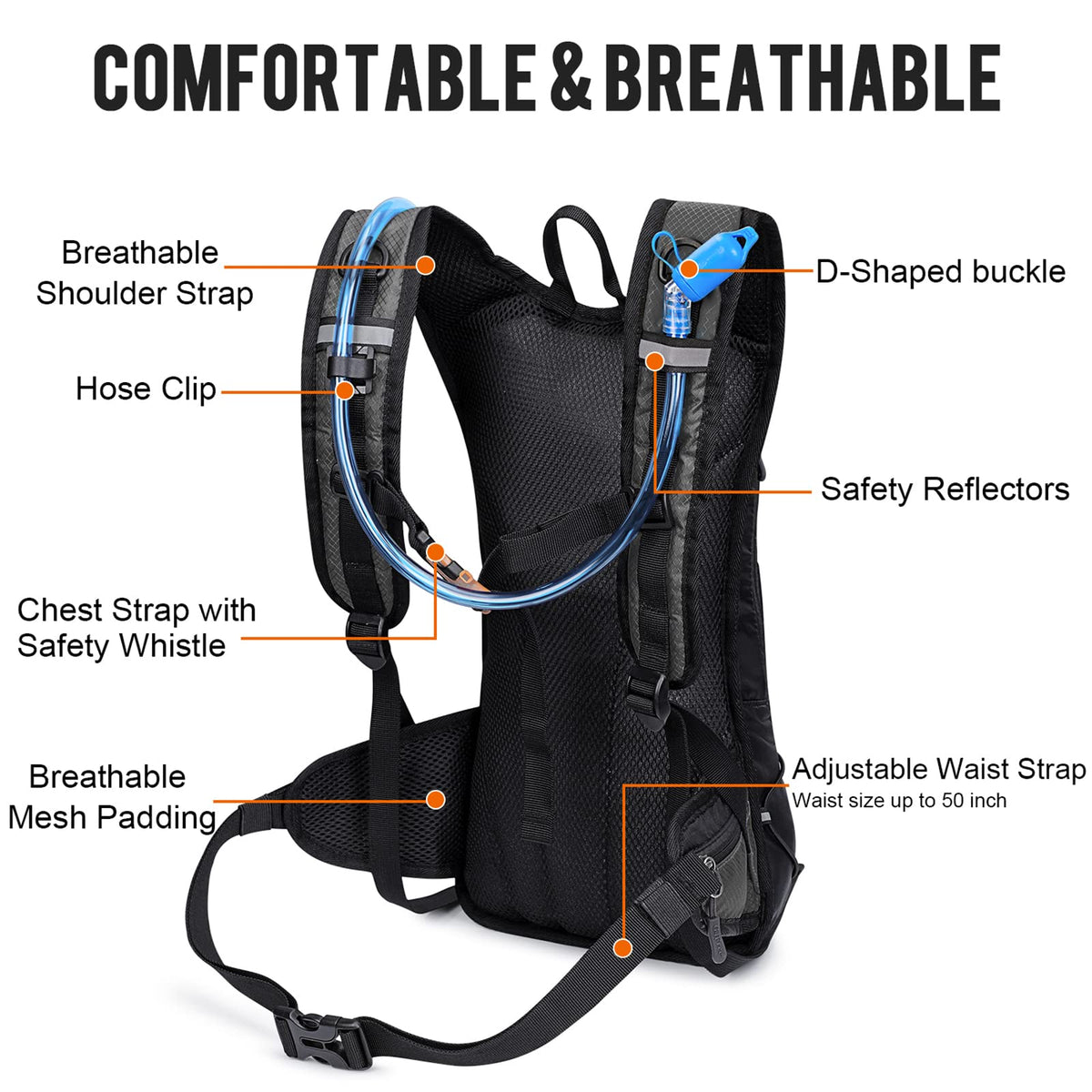 G4Free - G4Free Insulated Hydration Backpack Pack with 2L BPA -D02V741A-D02V741B-D02V741E