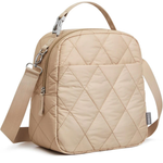 G4Free - G4Free Large Insulated Lunch Bag, Leakproof Quilted Lunch Box Women Men -TN25B590C-TN25B590A-TN25B590B