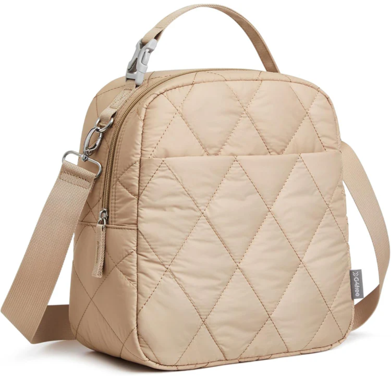 G4Free - G4Free Large Insulated Lunch Bag, Leakproof Quilted Lunch Box Women Men -TN25B590C-TN25B590A-TN25B590B