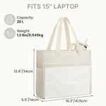 G4Free - G4Free Lightweight Quilted Tote with Laptop Compartment -TN25B591A-TN25B591B-TN25B591C-TN25B591D
