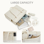 G4Free - G4Free Lightweight Quilted Tote with Laptop Compartment for Work & Travel -TN25B591A-TN25B591B-TN25B591C-TN25B591D