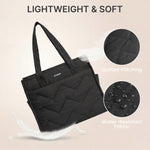 G4Free - G4Free Lightweight Quilted Tote with Laptop Compartment for Work & Travel -TN25B591A-TN25B591B-TN25B591C-TN25B591D