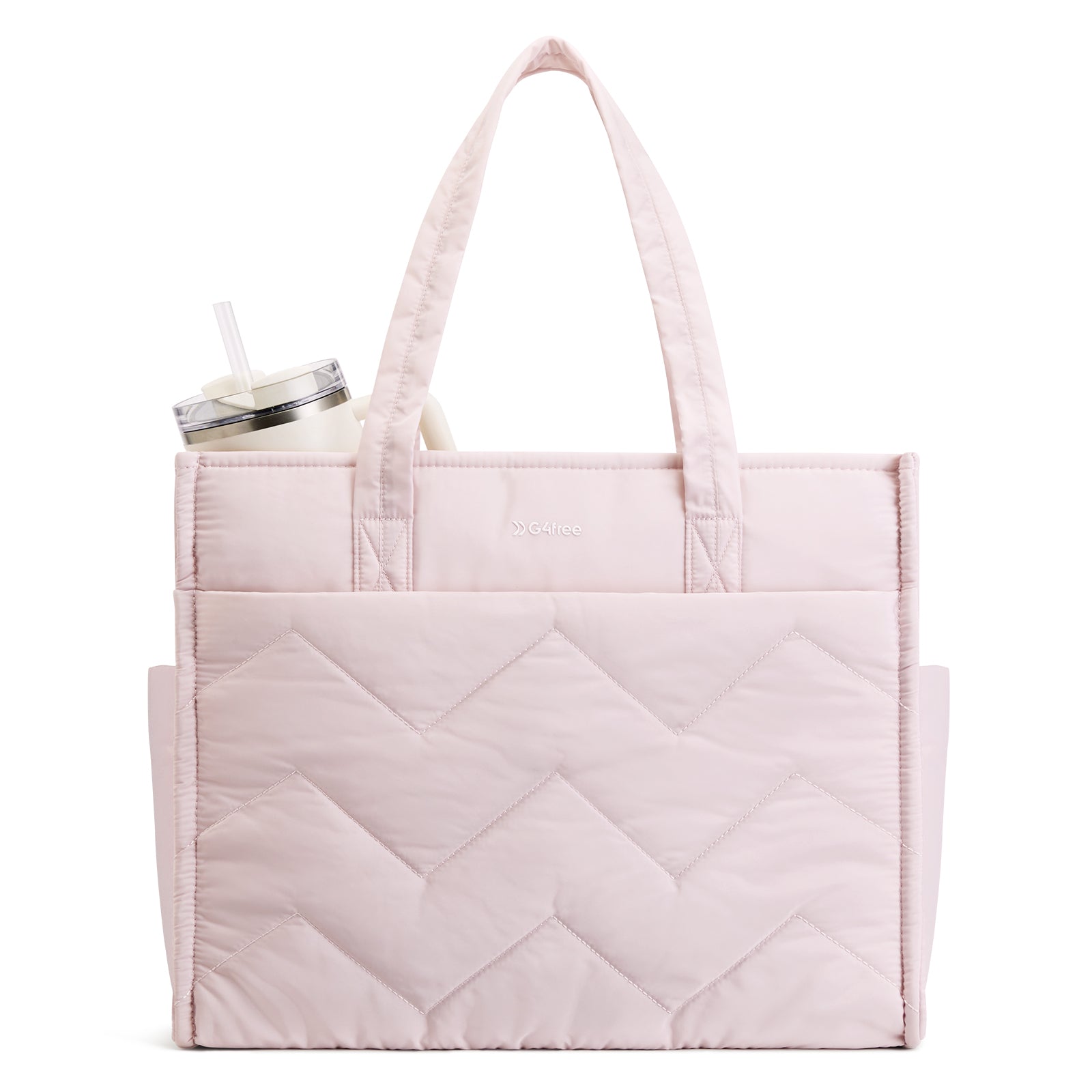 G4Free - G4Free Lightweight Quilted Tote with Laptop Compartment for Work & Travel -TN25B591A-TN25B591B-TN25B591C-TN25B591D