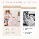 G4Free - G4Free Lightweight Quilted Tote with Laptop Compartment for Work & Travel -TN25B591A-TN25B591B-TN25B591C-TN25B591D
