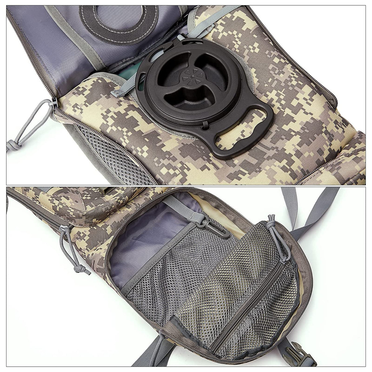 G4Free - G4Free Military Tactical Hydration Backpack with 3L Upgraded Bladder -D02V560A-D02V560B