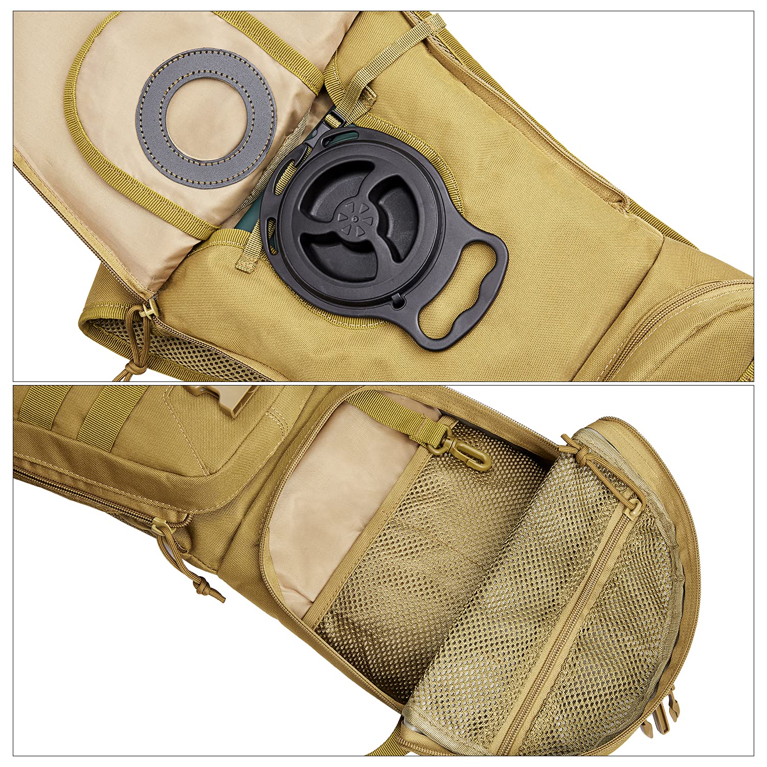 G4Free - G4Free Military Tactical Hydration Backpack with 3L Upgraded Bladder -D02V560A-D02V560B