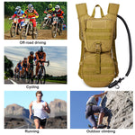 G4Free - G4Free Military Tactical Hydration Backpack with 3L Upgraded Bladder -D02V560A-D02V560B