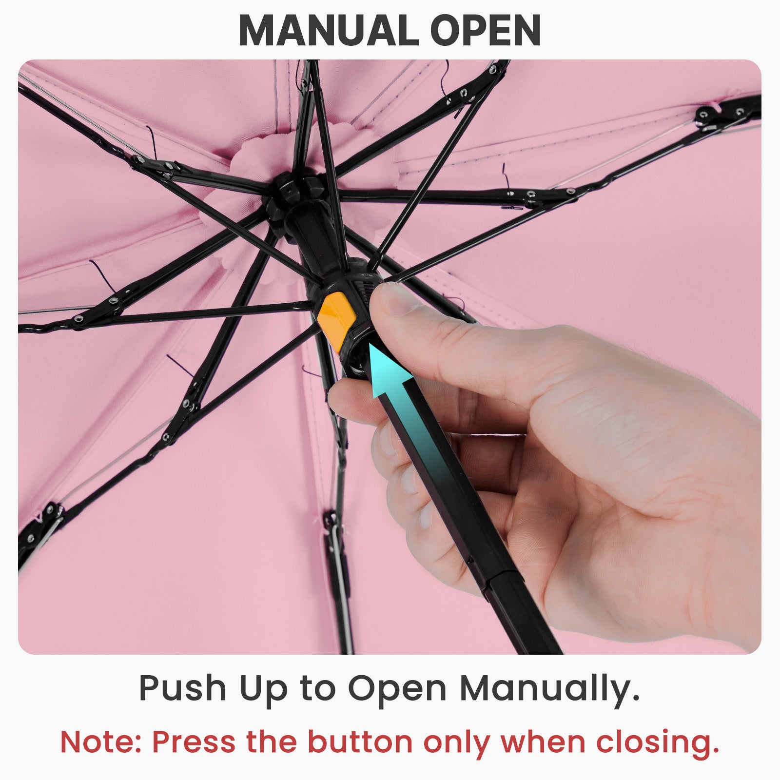 G4Free - G4Free Mini Travel Umbrella with Retractable Handle – UPF 50+ for Sun & Rain -TN26A621A-TN26A621B-TN26A621C-TN26A621D-TN26A621E