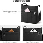 G4Free - G4Free Nylon Crossbody Bags, Lightweight Quilted Shoulder Handbags -TN25B550B-TN25B550A-TN25B550C