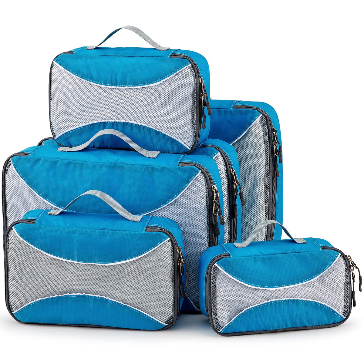 G4Free - G4Free Packing Cubes 6pcs Travel Accessories Organizers Travel Packing Bags -D10V005A-D10V005B