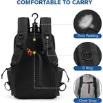 G4Free - G4Free Pickleball Bag Fits 2 to 6 Paddles with Fence Hook -TN25B491C-TN25B491B-TN25B491A