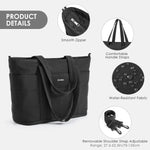 G4Free - G4Free Puffer  Tote Bag with Zipper Compartments, Expandable Handbag -TN25B522B-TN25B522C-TN25B522A