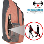 G4Free - G4Free RFID Blocking Sling Bag -D02V743C-D02V743P-D02V743S-D02V743A-D02V743N