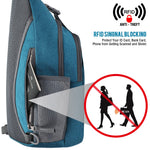 G4Free - G4Free RFID Blocking Sling Bag -D02V743C-D02V743P-D02V743S-D02V743A-D02V743N