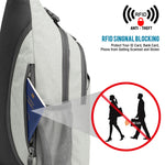 G4Free - G4Free RFID Blocking Sling Bag -D02V743C-D02V743P-D02V743S-D02V743A-D02V743N