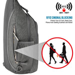 G4Free - G4Free RFID Blocking Sling Bag -D02V743C-D02V743P-D02V743S-D02V743A-D02V743N