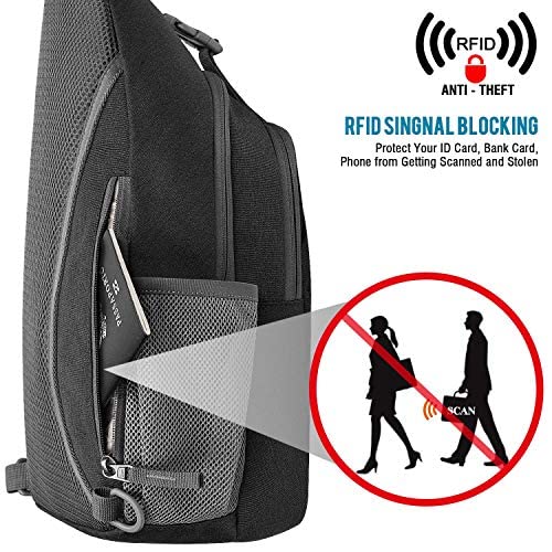 G4Free - G4Free RFID Blocking Sling Bag -D02V743C-D02V743P-D02V743S-D02V743A-D02V743N