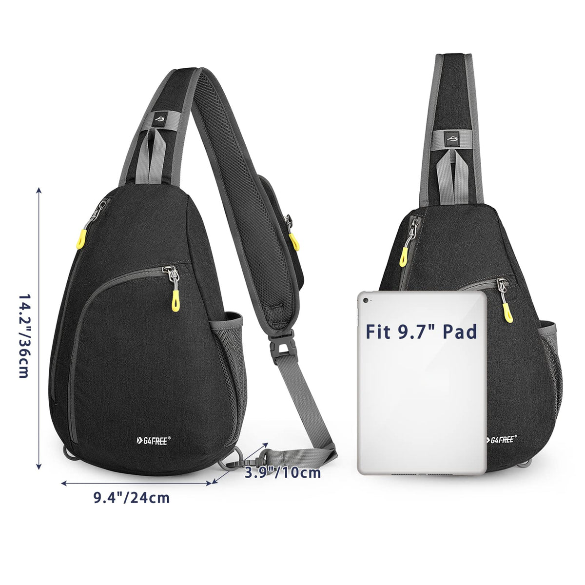 G4Free - G4Free RFID Sling Bag Crossbody Backpack -D02V708F-D02V708E-D02V708H-D02V708J-D02V708L