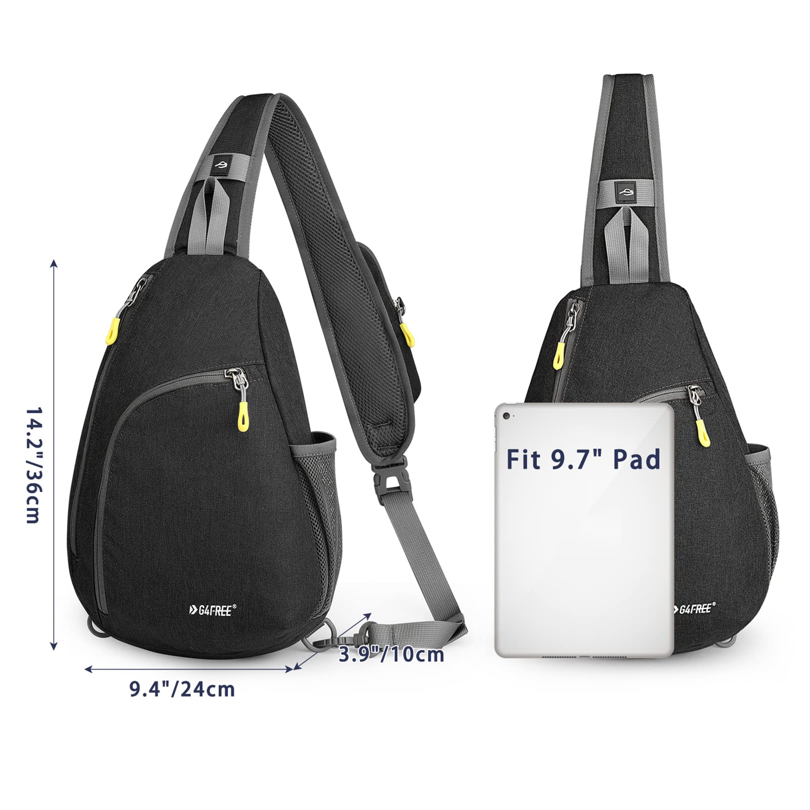 G4Free - G4Free RFID Sling Bag Crossbody Backpack -D02V708F-D02V708E-D02V708H-D02V708J-D02V708L