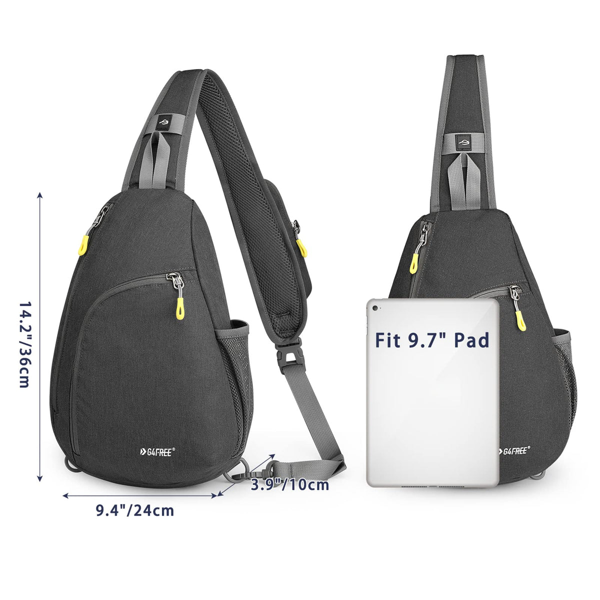 G4Free - G4Free RFID Sling Bag Crossbody Backpack -D02V708F-D02V708E-D02V708H-D02V708J-D02V708L