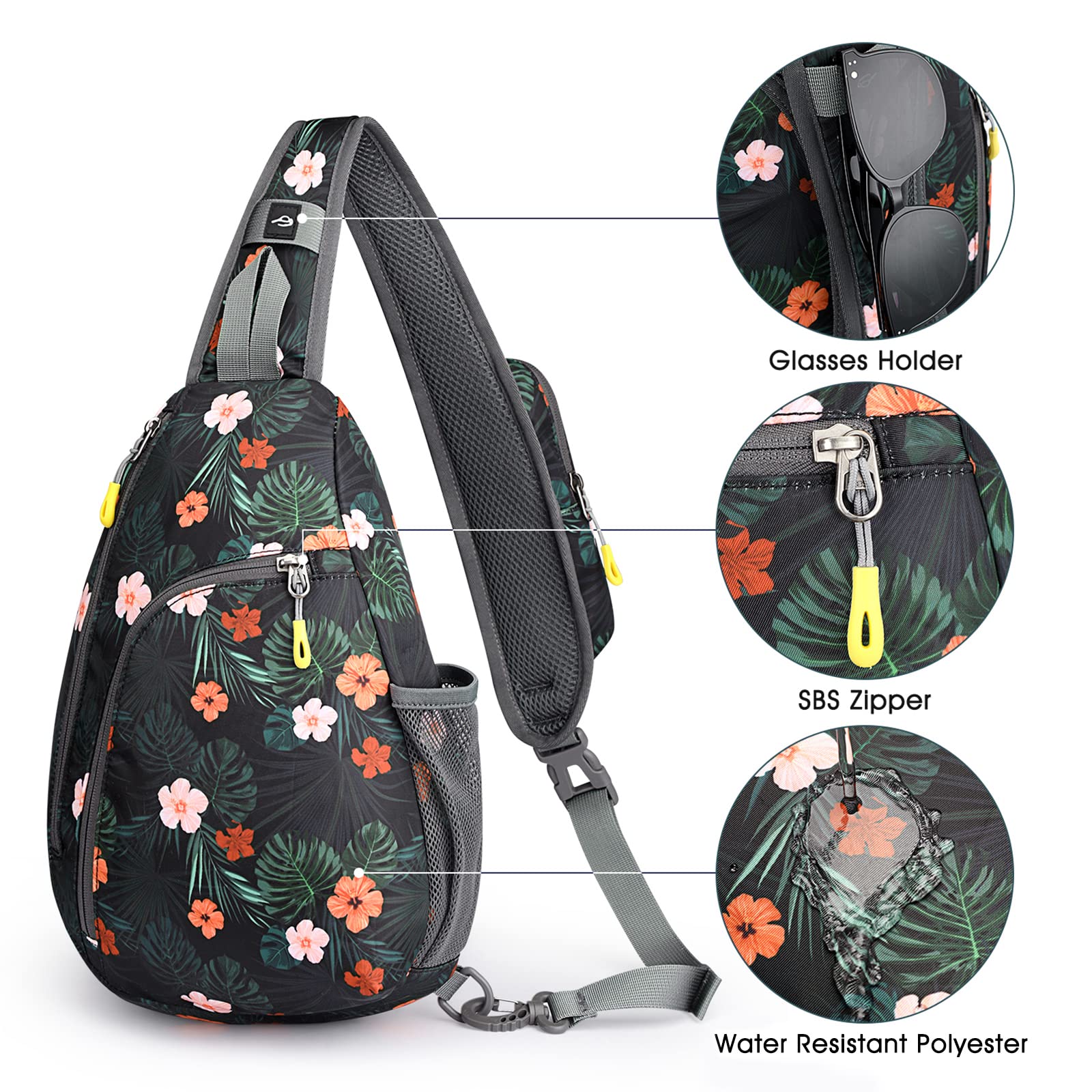 G4Free - G4Free RFID Sling Bag Crossbody Backpack -D02V708F-D02V708E-D02V708H-D02V708J-D02V708L