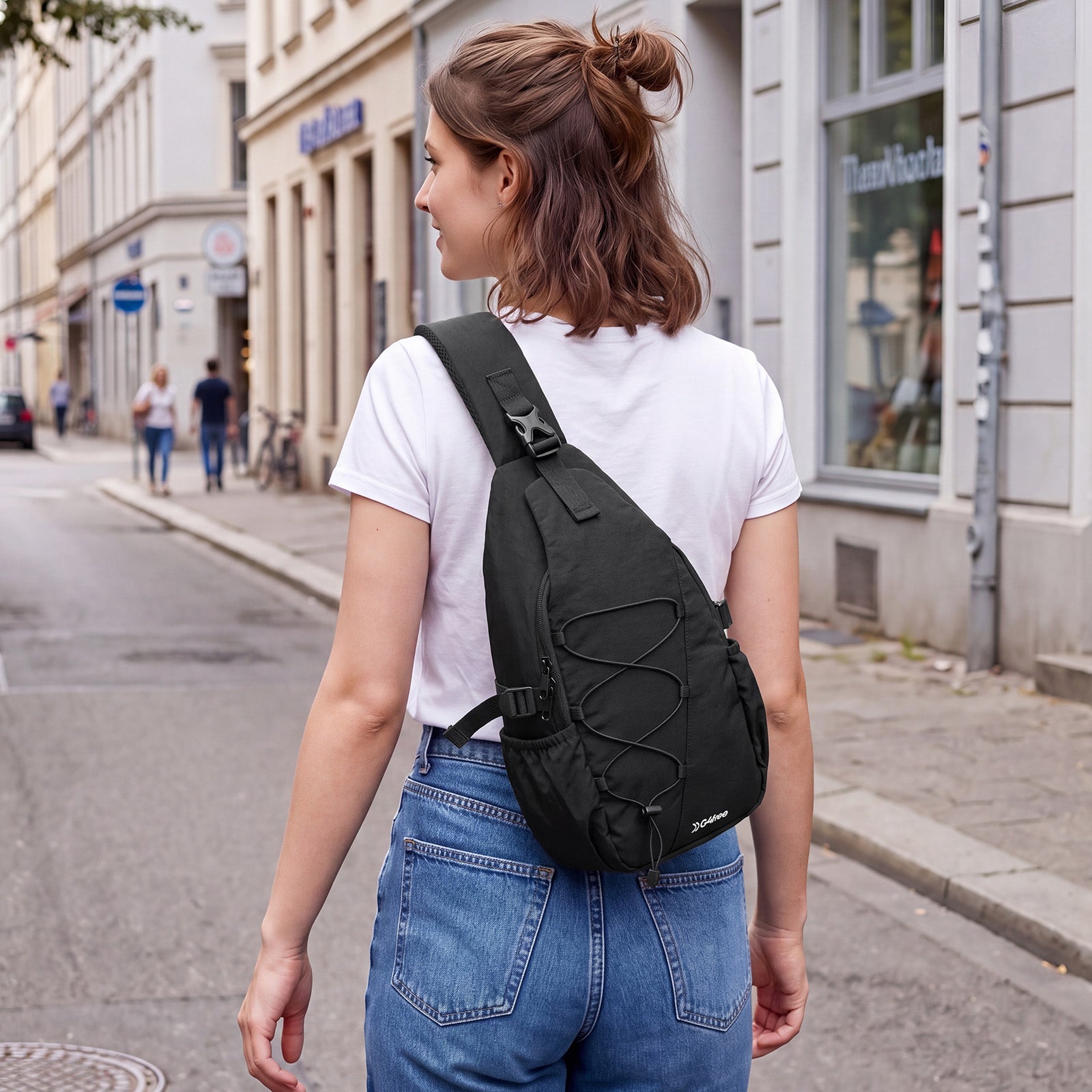 G4Free - G4Free RFID Sling Bag – Small Crossbody Hiking Bag -TN25B618A-TN25B618B-TN25B618C-TN25B618D