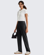 G4Free - G4Free ShiftReady Pinstripe Work Pants with Pockets Straight Leg -GF26D987LJA001A-S-GF26D987LJA001B-M-GF26D987LJA001C-L-GF26D987LJA001D-XL-GF26D987LJA001E-XXL