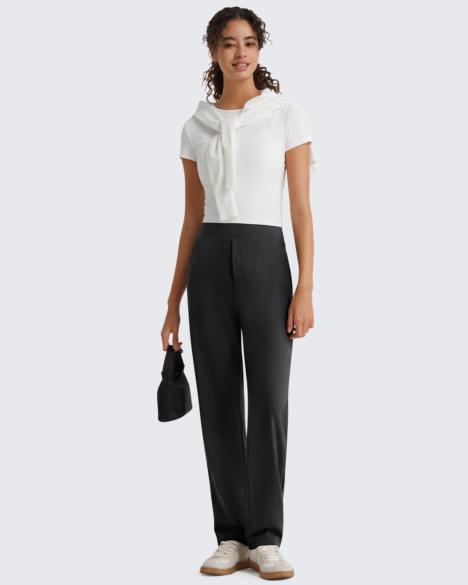 G4Free - G4Free ShiftReady Pinstripe Work Pants with Pockets Straight Leg -GF26D987LJA001A-S-GF26D987LJA001B-M-GF26D987LJA001C-L-GF26D987LJA001D-XL-GF26D987LJA001E-XXL