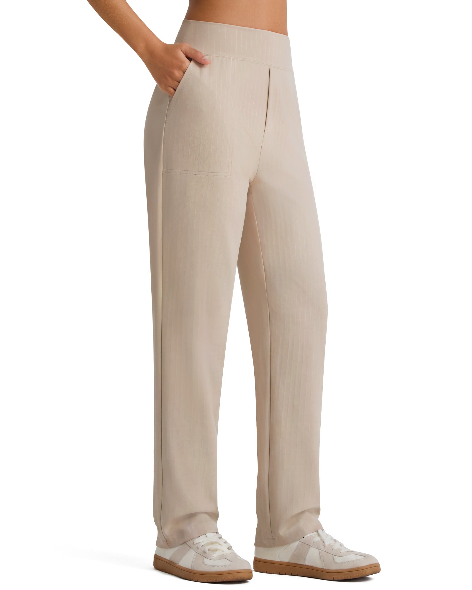 G4Free - G4Free ShiftReady Pinstripe Work Pants with Pockets Straight Leg -GF26D987LJA001A-S-GF26D987LJA001B-M-GF26D987LJA001C-L-GF26D987LJA001D-XL-GF26D987LJA001E-XXL