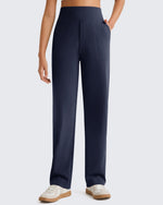 G4Free - G4Free ShiftReady Pinstripe Work Pants with Pockets Straight Leg -GF26D987LJA001A-S-GF26D987LJA001B-M-GF26D987LJA001C-L-GF26D987LJA001D-XL-GF26D987LJA001E-XXL