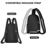 G4Free - G4Free Sling Bag Crossbody Backpack Small Convertible Crossbody Bag -TN25B565B-TN25B565C-TN25B565A