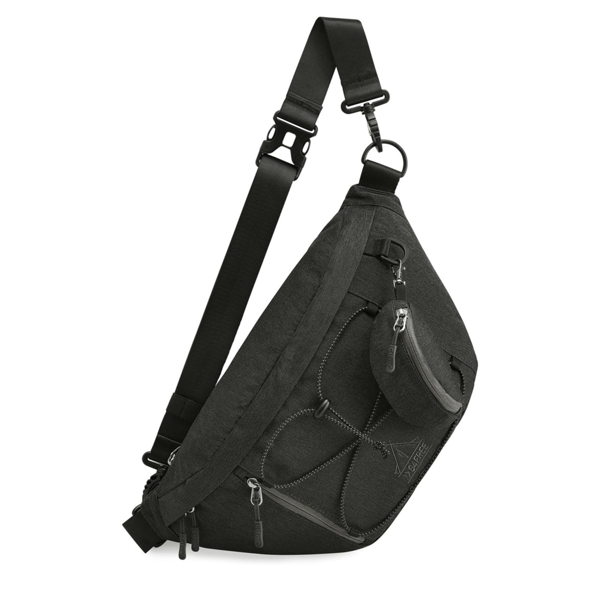 G4Free - G4Free Sling Bag RFID Blocking Over Shoulder Belt Bag -TN23B200A-TN23B200C-TN23B200B