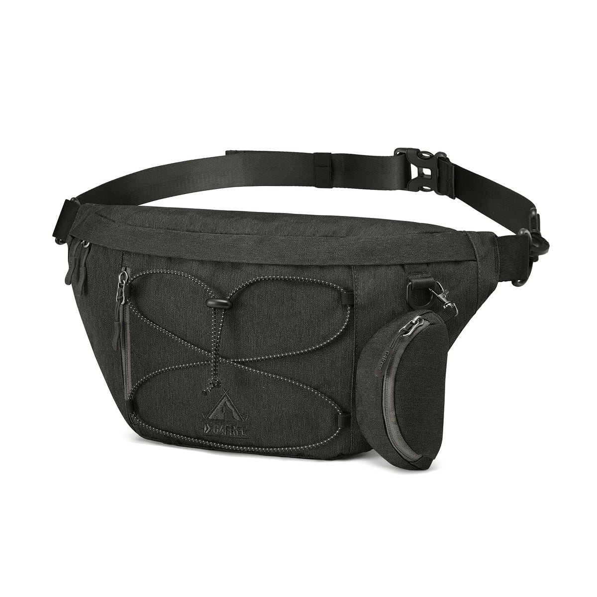 G4Free - G4Free Sling Bag RFID Blocking Over Shoulder Belt Bag -TN23B200A-TN23B200C-TN23B200B
