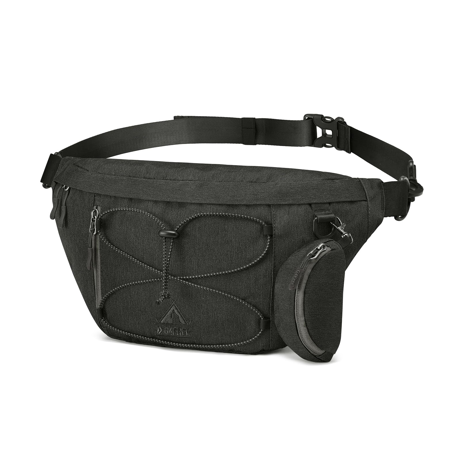 G4Free - G4Free Sling Bag RFID Blocking Over Shoulder Belt Bag -TN23B200A-TN23B200C-TN23B200B