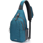 G4Free - G4Free Sling Bag RFID Blocking Sling Backpack Crossbody Chest Bag Daypack -D02V743C