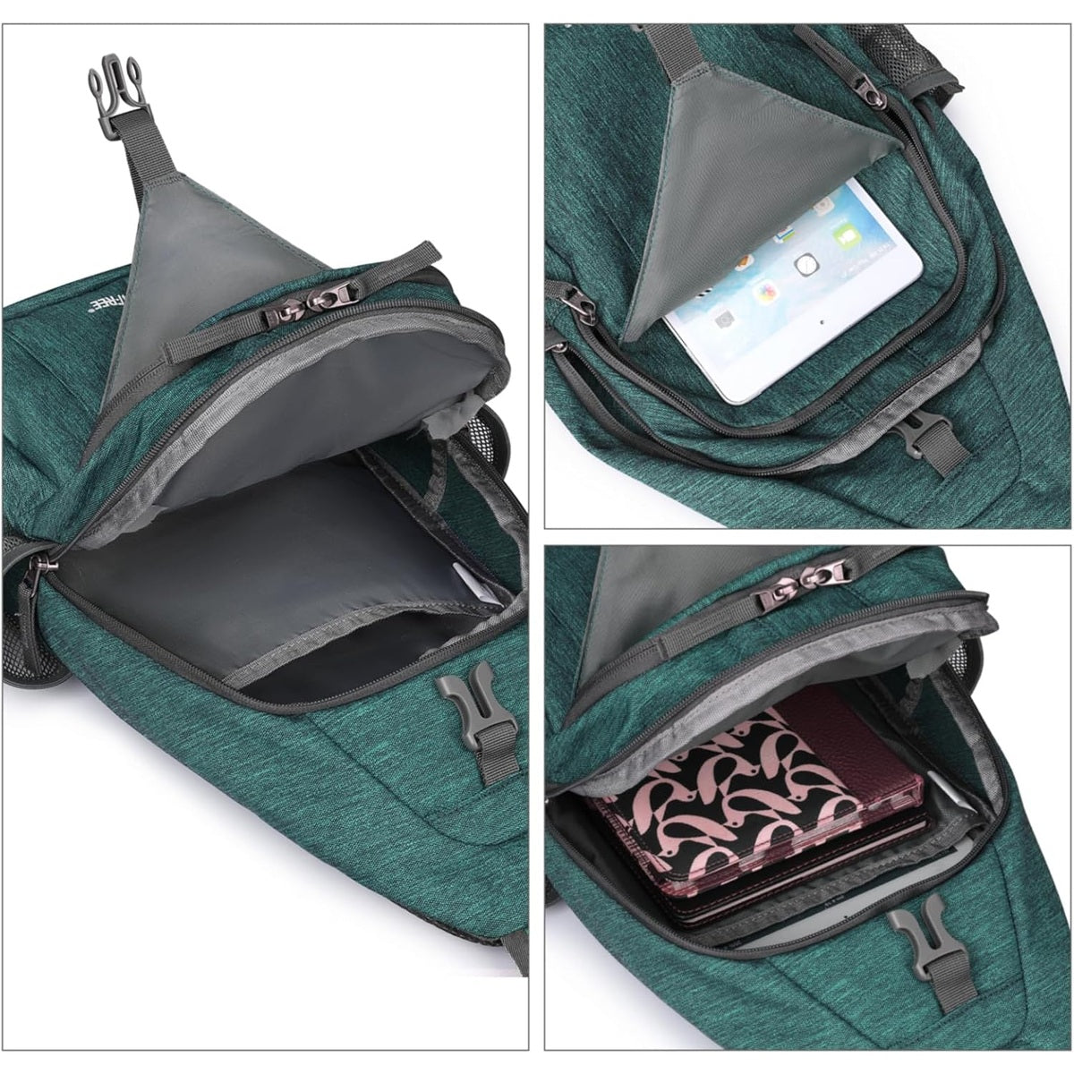 G4Free - G4Free Sling Bag RFID Blocking Sling Backpack Crossbody Chest Bag Daypack -D02V743H-D02V743C-D02V743Y-D02V743T-D02V743Q