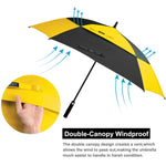 G4Free - G4Free Square Windproof Auto Open Stick Umbrella -D02V590A-D02V590C-D02V590F-D02V590B-D02V590G